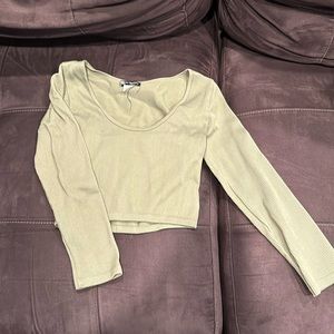 Crop top long sleeves